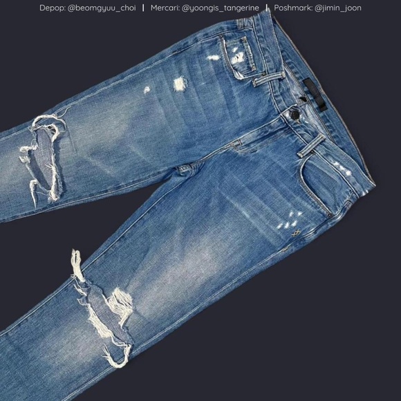 Low rise straight jeans - Picture 3 of 8